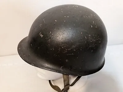 Vtg Vietnam Era M1 Clone French Helmet Dark Olive Green Ground Troop Combat Hat • $69.99