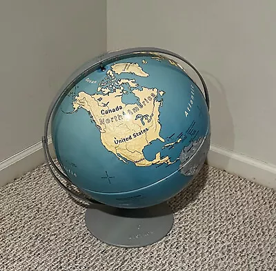 TOY GLOBE By NYSTROM FIRST Sculptural Raised Relief Classroom Map 40 CM 16 Inch • $20