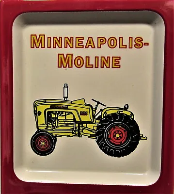 Minneapolis - Moline ~ Power Lined Farm Tractor ~ Embossed Tin Thermometer • $23.85