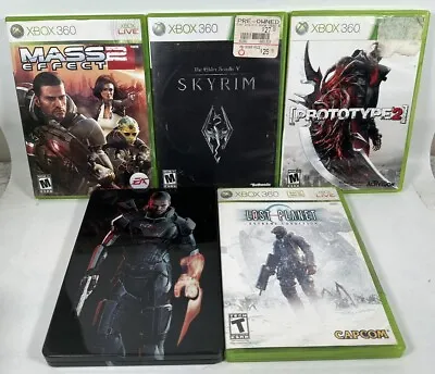 (5) Microsoft Xbox 360 - Shooter/Action Bundle - Lot Of 5 - TESTED Mass Effect • $19.99