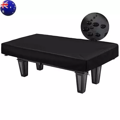 7/8FT Snooker Billiard Pool Table Cover Polyester Waterproof Dust Cap Outdoor • $21.99