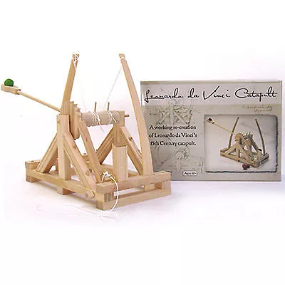 NEW Leonardo Da Vinci Catapult Wooden Construction Craft Kit - Siege Engines • $32.14