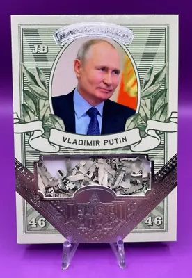 Decision 2022 Money Card Russia President Vladimir Putin Currency Relic • $79.95