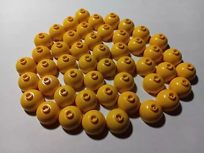 Lego Bulk Lot Of 48 Yellow 2x2 Round Dome Bricks #553 • $4.69