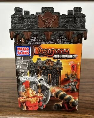 VTG 2005 Mega Bloks 9819 Metal Ages Dragons-Ferroch Last Stand- BRAND NEW RARE! • $22.99