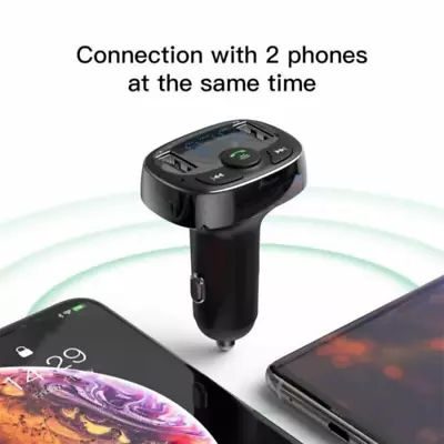 Car Bluetooth FM Transmitter Radio MP3 Wireless Adapter Dual USB Charger New • $28.47