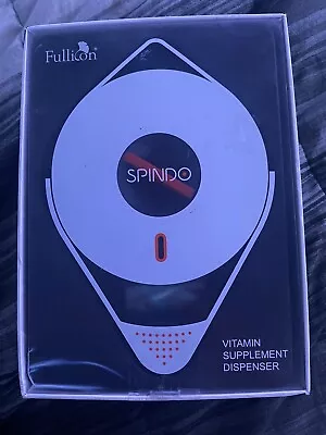 Spindo Fullicon Vitamin/Supplement Dispenser ~ Pill Organizer Wall Mount White • $20