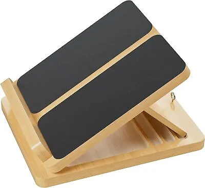 Yirilan Slant Board Calf Stretcher Slant Boards Adjustable Wooden Incline • $28.99