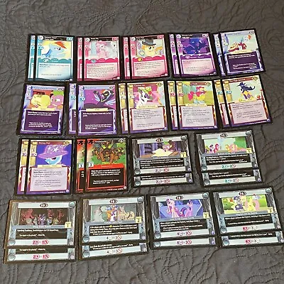 Lot Of 35 My Little Pony TCG Cards From The Premiere Edition (2014) • £15.59