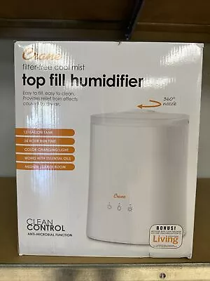 Crane EE-6909 1.2 Gal. Cool Mist Top Fill Humidifier & Aroma Diffuser • $24.99