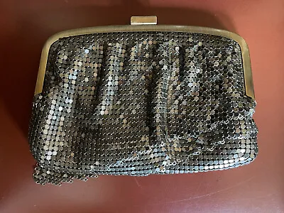 Zara Mini Crossbody Bag/Clutch - Silver With Sequins • £67.49