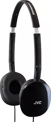 JVC - FLATS Wired On-Ear Headphones - Black • $12.99