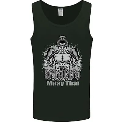 Muay Thai Boxing MMA Martial Arts Kick Mens Vest Tank Top • £11.99