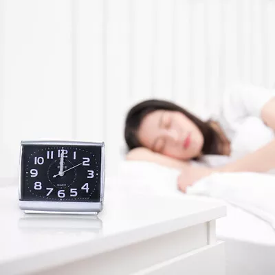 $13.89 • Buy Analogue Alarm Clock Analog Loud Battey Bedside Desktop Table Silent Minimalist