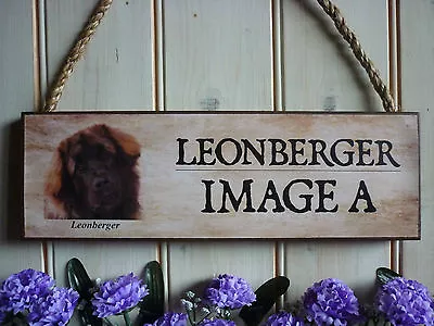 Leonberger Warning Sign Garden Gate Sign House Plaque Wooden Sign Leonberger Dog • £14.80