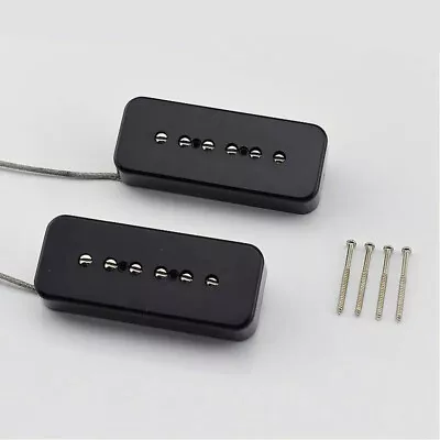 1 Set Original USA Epiphone P-90 Black Pickup Neck And Bridge • £47.38