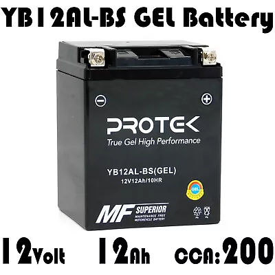 12V 12Ah YB12AL-A YB12AL-A2 Gel Battery For 1989-1999 Yamaha FZR600 Virago XV535 • $52.99