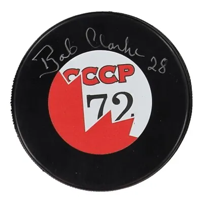 Bobby Clarke Signed Team Canada 1972 Summit Series Logo Hockey Puck (Cojo) • $139.95