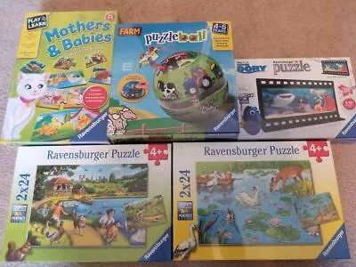 FIVE Awesome Ravensburger Puzzles For Kids! - All Brand New/Sealed! • $49.99