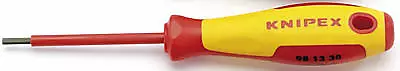 Knipex 98 13 30 VDE Insulated 3mm Hex Allen Key Screwdriver PME Terminal • £11.99