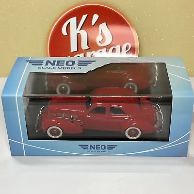 NEO Scale Models 1/43 Cord 812 Supercharged Sedan 1937 Red Resin Rare! #45740 • $75