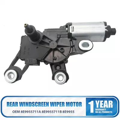 Rear Windscreen Wiper Motor 12V For Audi A3 A4 A6 Q5 Q7 Allroad 8E9955711A UK • £29.99