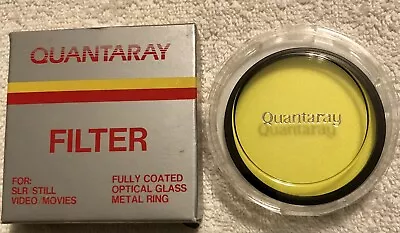 Quantaray Filter Fully Coated Optical Glass Metal Ring 62m/m Yellow (Y2)  • $25