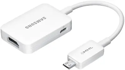 Samsung 1080P MHL HDTV Adapter Micro USB To HDMI - White • $15.99