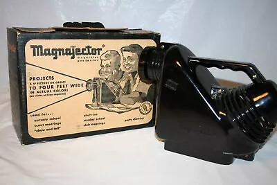 Vintage Magnajector Magnifier Projector In Box 1960 - It Works - F4 • $23