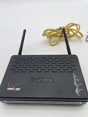 Verizon D-Link DSL-2750B  4-Port Wireless Router Works W Adapter And Cables • $23.95