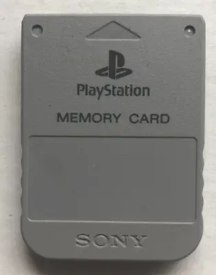 Official Sony PlayStation 1 PS1 Authentic Memory Card OEM Tested PSOne • $13.99