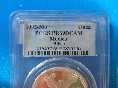 1992 Mexico Libertad Pcgs Error! Missing Feather Detail • $259.99