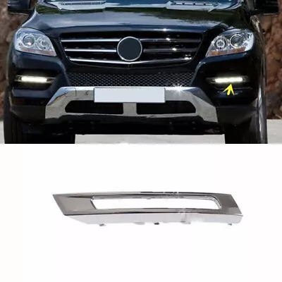 1Pcs Chrome Left Side Fog Light Trim Frame For Mercedes-Benz W166 ML 2012-2015 • $19.16