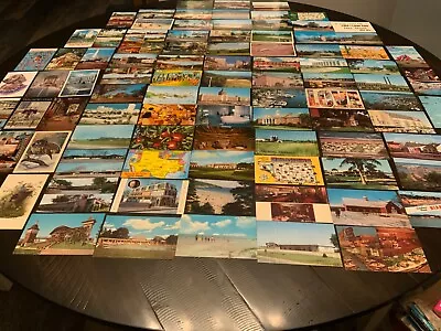 Vintage Lot Of 145 U. S. Standard Chrome Postcards ~ Restaurants MotelsBeaches • $38