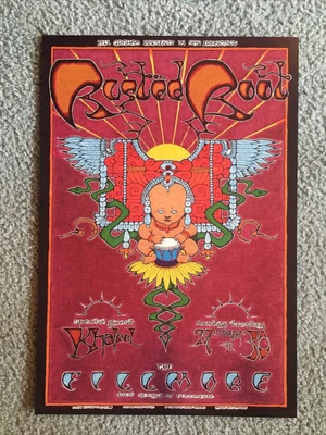 $9 • Buy Rusted Root Original Fillmore Concert Poster F371 1999 Huckins