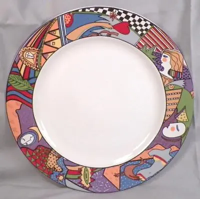 Vitromaster Metropolitan Dinner Plate Stoneware Faces Bright Colors • $27.99