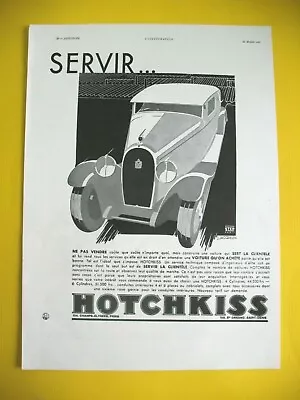 £3.10 • Buy Hotchkiss Serving Customer Press Advertisement Illustration Jacquelin Ad 1931