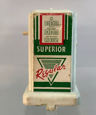 Vintage 50s T Cohn Marx Superior Regular Large Pump Service Station Gas Playset • $37.65