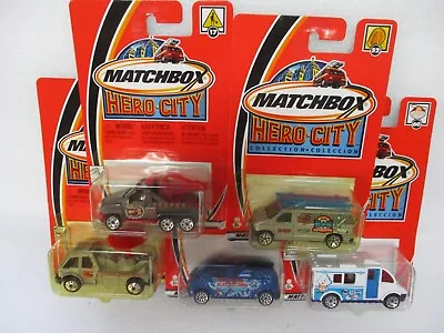 Matchbox China Superfast 2003 Hero City Lot Of 5 Service Vehicles #2 Carded • $3.95