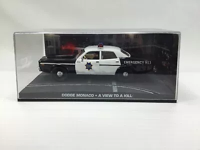 1/43 James Bond Car Collection - Dodge Monaco - A View To A Kill • $17.95