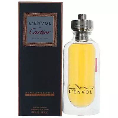 L'envol By Cartier 3.3 Oz Refillable Eau De Parfum Spray For Men • $84