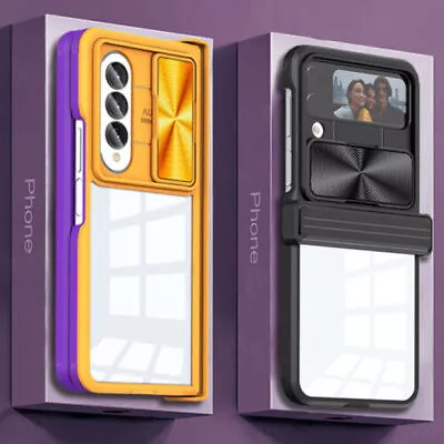 Case For Samsung Galaxy Z Fold4 Z Flip 4 Slide Camera Shockproof Hard Phone Cove • $25.99