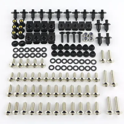 Fit For Yamaha YZF R15 FZ1 FZS1000 Fazer FZ6 Steel Fairing Bolts Fasteners Kit • $32.95