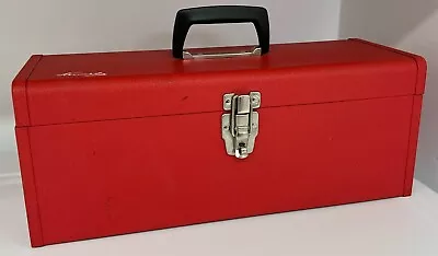 Kennedy Red Tool Box KK-19-747955 With Tray Ohio USA 19x7x7 1/2 • $64.97