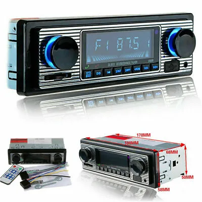 Bluetooth 4-CH Output Car In-dash MP3 Stereo Radio Player FM USB/SD/AUX & Remote • $27.28