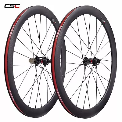 $336.80 • Buy 50mm 25/27.5/30mm 700C Novatec Hub Disc Brake Carbon Wheels Gravel Bike Wheelset