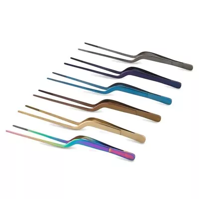 Chef Plating Tweezer 8 Inch Stainless Steel Precision Kitchen Culinary • $16.49