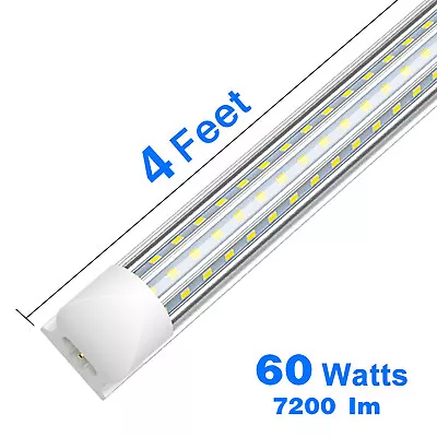 2FT~8FT T8 4 FOOT LED Tube Light Bulb 8 FT LED Shop Light Fixture 5000K~6500K • $66.57