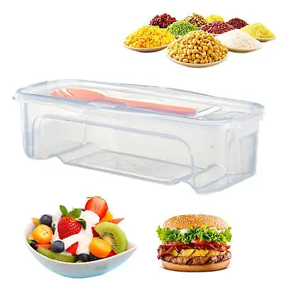 Microwave Pasta Cooker Food Cooking Box With Strainer & Flatware • £12.61