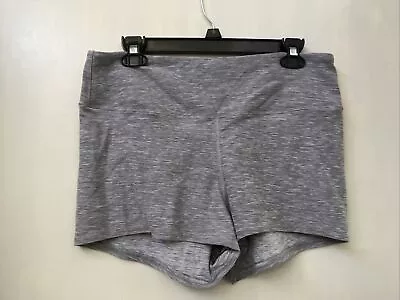 Victoria's Secret Heather Gray Yoga Sport Compression Bike Tumble Shorts XL • $19.95